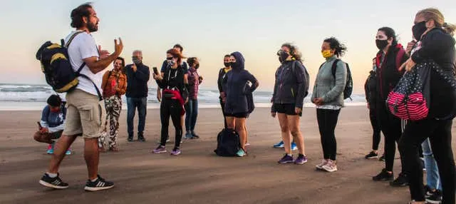 Senderismo por la costa de Mar del Plata