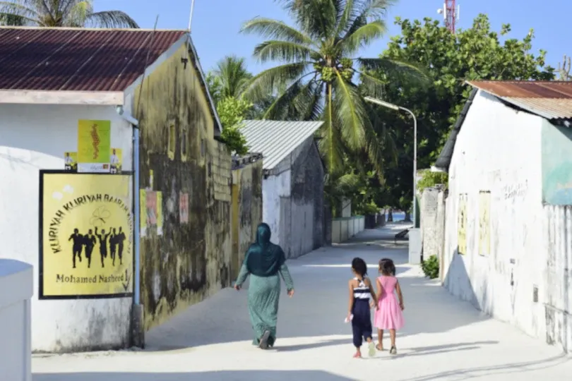 Pueblo local de Maafushi