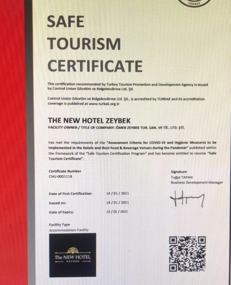 The New Zeybek Hotel